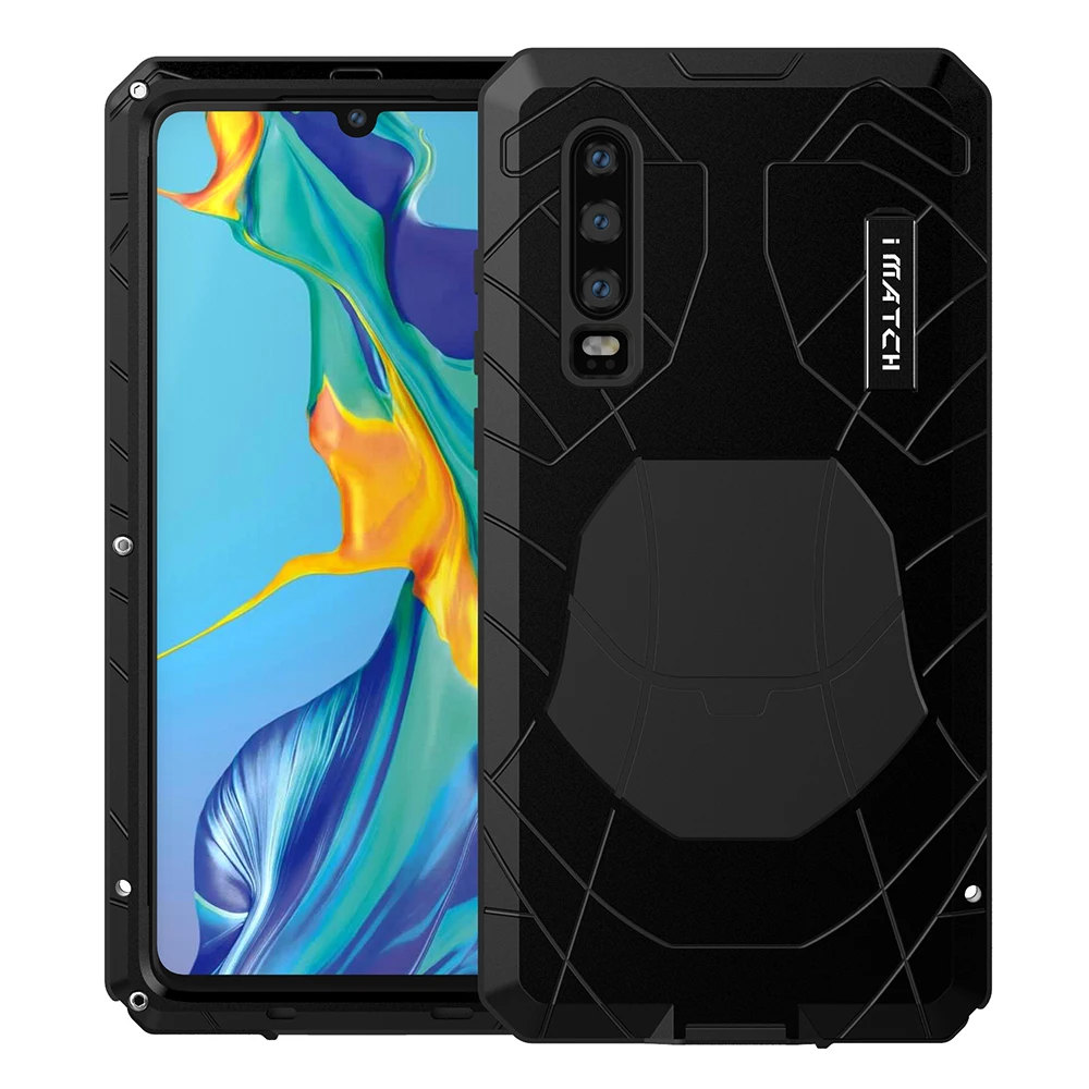 Чехол для телефона Huawei P30 Pro сверхпрочная Защитная броня металлический чехол