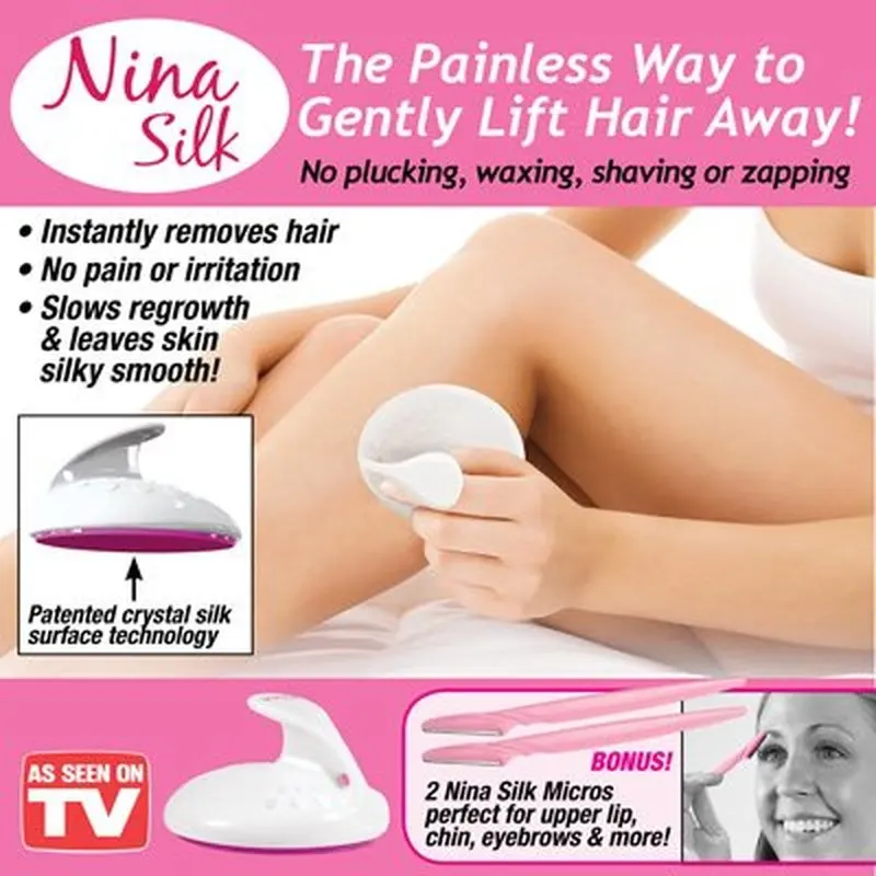 Новый набор для удаления волос Nina Silk|Крем волос| |