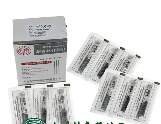 

High quality disposable needles of disposable acupuncture needles with 1, 500 (3 packets) size choices