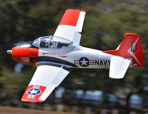 FMS модель 1400 мм T28 V4 приводимого в движение с помощью электропривода RC самолет