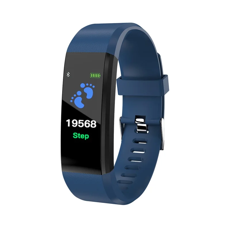 696 115plus Smart Bracelet Fitness Tracker Step Counter Smartband Anti-Lost Call Reminder for Android IOS | Электроника