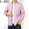8XL 7XL 6XL 4XL Новинка года человек джинсовая хлопковая рубашка мужской свободная синий повседневная обувь мужская джинсовая рубашка для мужчин Chemise Homme