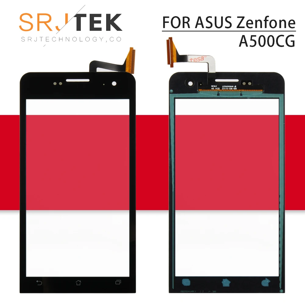 Сенсорный датчик Srjtek 5 0 дюйма для Asus Zenfone A500CG A501CG T00J T00F сенсорная панель