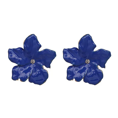 Blue JURAN женские брендовые серьги с кристаллами новые модные трендовые серьги-гвоздики ювелирные изделия Аксессуары для юбок - Окраска металла: Blue