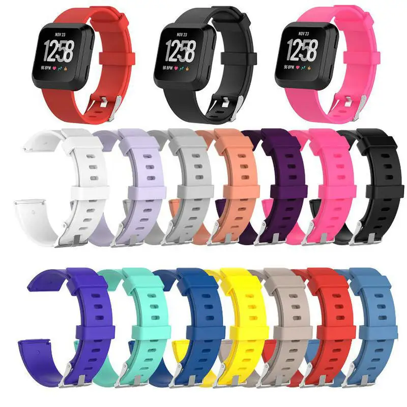Сменный силиконовый ремешок браслет ремень для Fitbit Versa 2 Lite Versa2 Смарт часы
