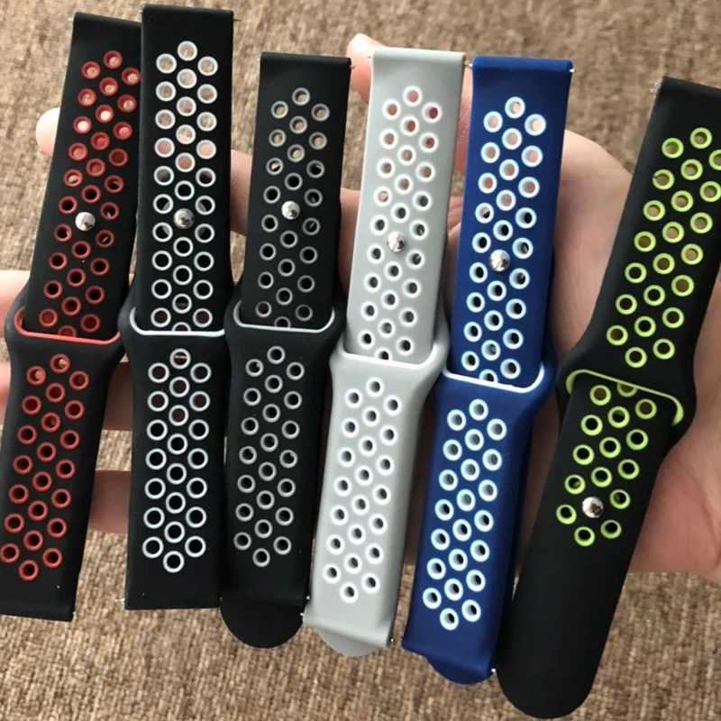 Силиконовый ремешок bip для часов Amazfit 20 мм Bip BIT Lite молодежные Смарт часы браслет на
