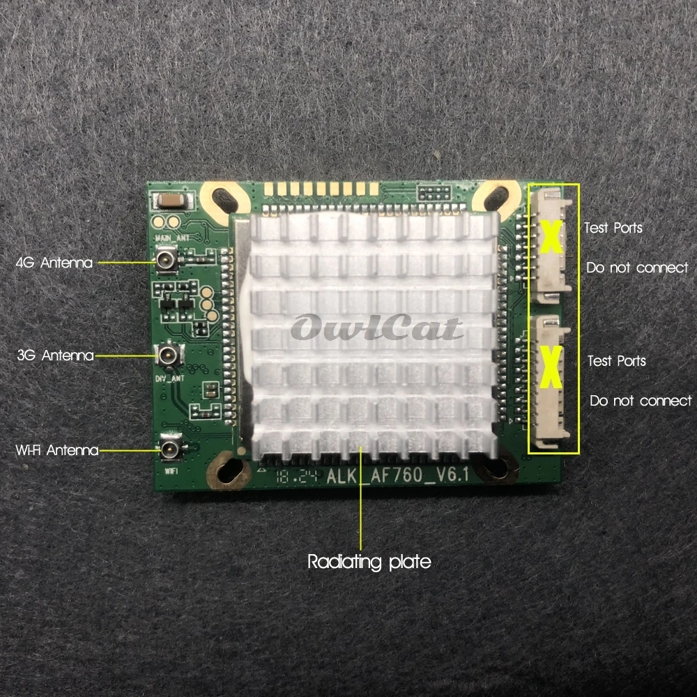 OwlCat 3g 4G SIM Камера видеонаблюдения запасные части 4G PCB модуль материнская плата zte замена сигнала материнская плата