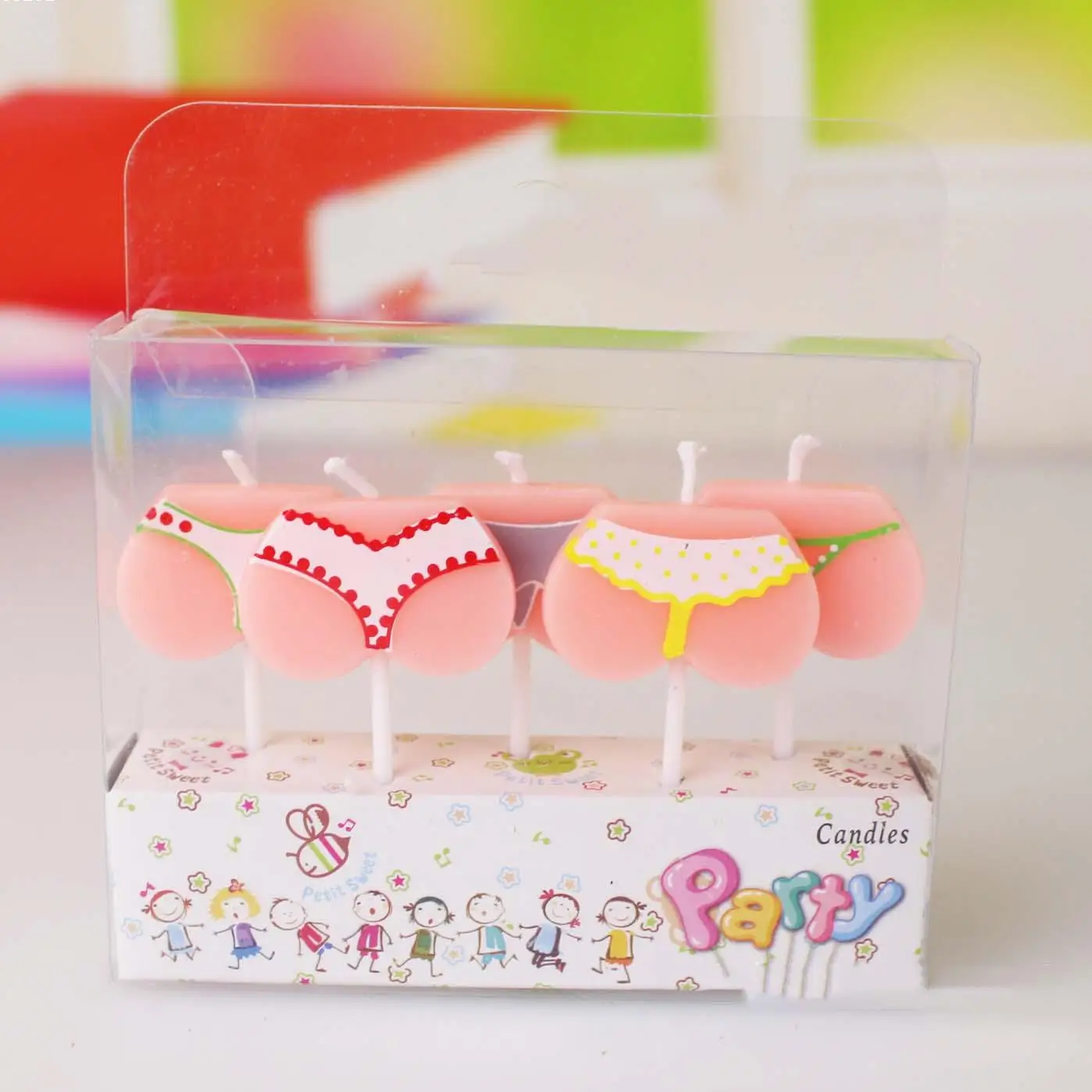 1 комплект мультфильм свечи для торта ко дню рождения chic Бикини с украшениями