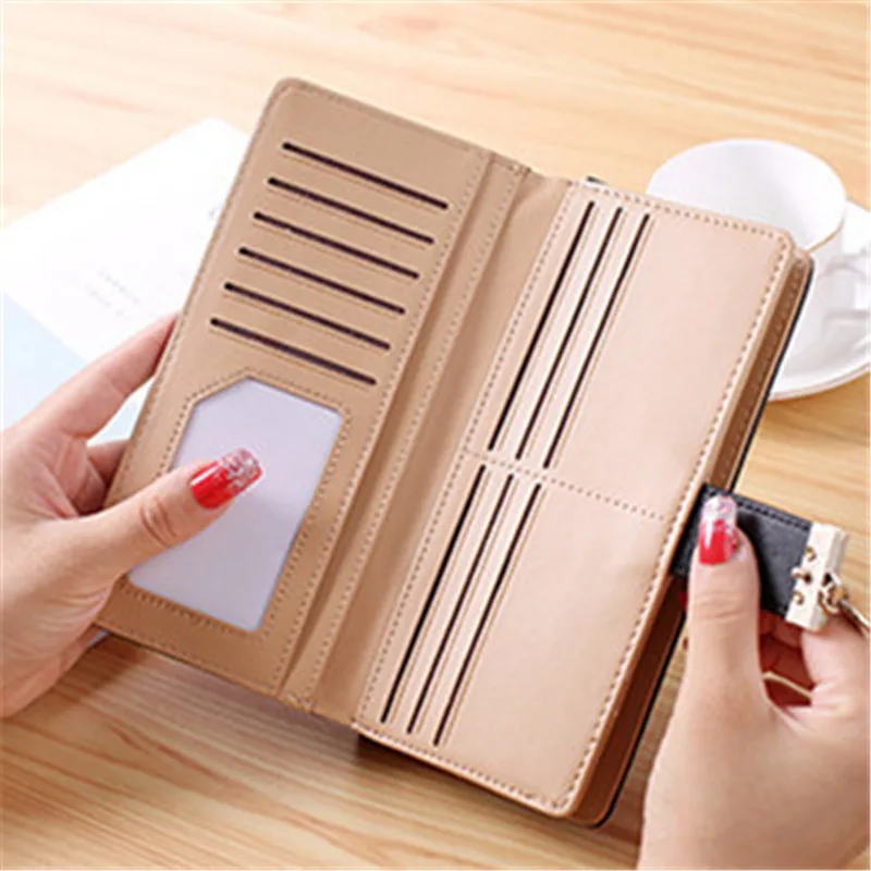 Женский кошелек Magic Fish из искусственной кожи Дамский удлиненный бумажник с