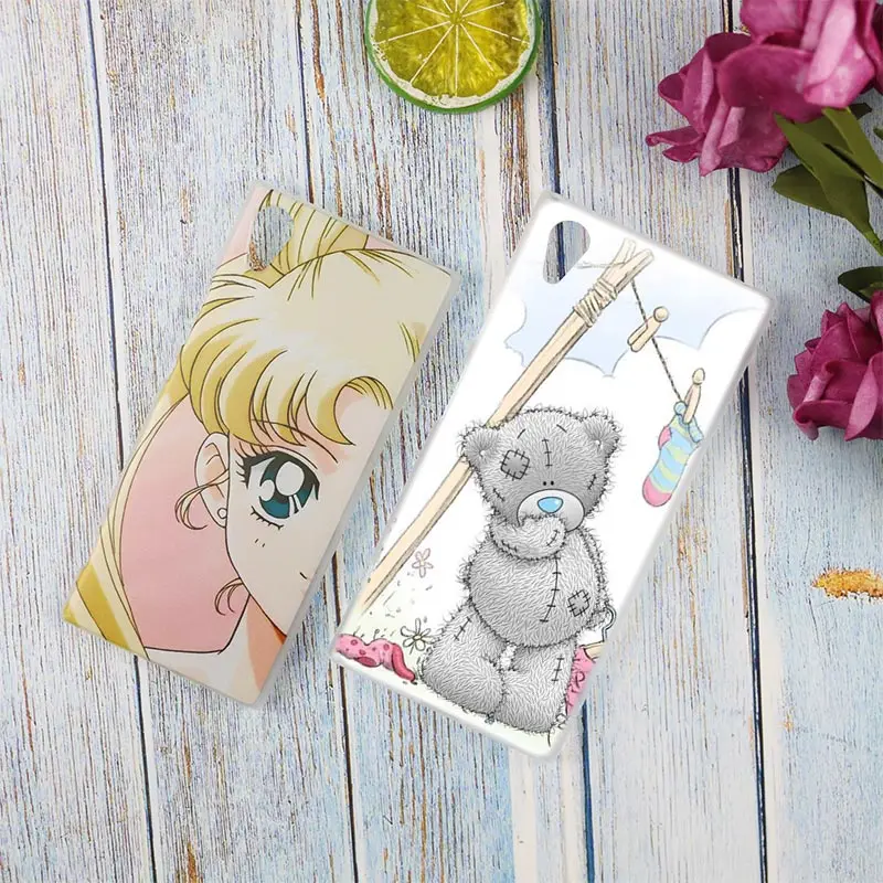 Binful Cute Me To You Bear Прозрачный чехол для Sony Xperia Z3 Z5 Premium M4 Aqua M5 X XA XA1 C4 C5 E4 E5 XZ XZ2 Compact Plus |