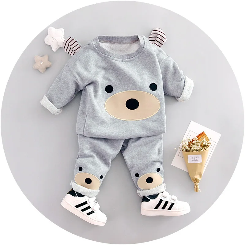 1 2 3 4 Year Boys Clothes Long Sleeve Cartoon Shirts Pants 2pcs Kids Suits for 2018 New Spring Toddler Children Clothing Se | Детская