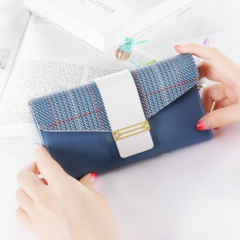 Clearance Sale Bag PU Leather Long Wallet for Women Purse Girls Ladies Fashion Money Multi-function Clutch Card Holder | Багаж и сумки