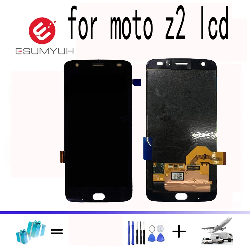 ЖК дисплей XT1789 для Motorola Moto Z2 Force с дигитайзером сенсорный экран рамкой сменный