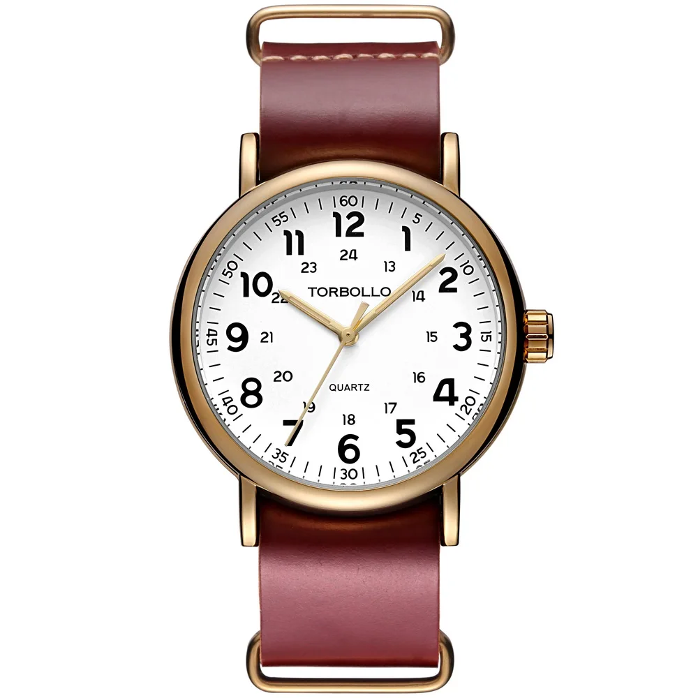 Высококачественные оригинальные новые мужские часы золотые черные повседневные