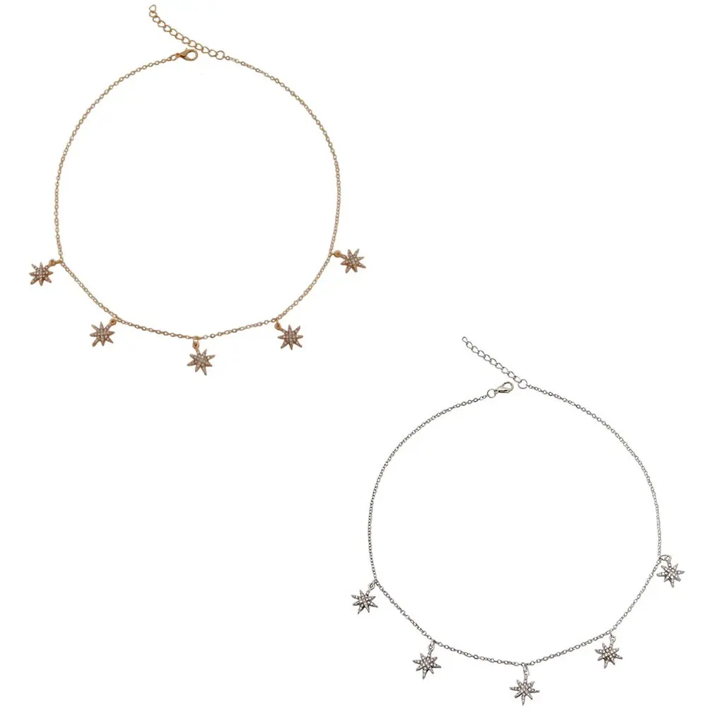 Новый Boho чокер кисточкой подвеска в виде звезды для Для женщин Подвески на