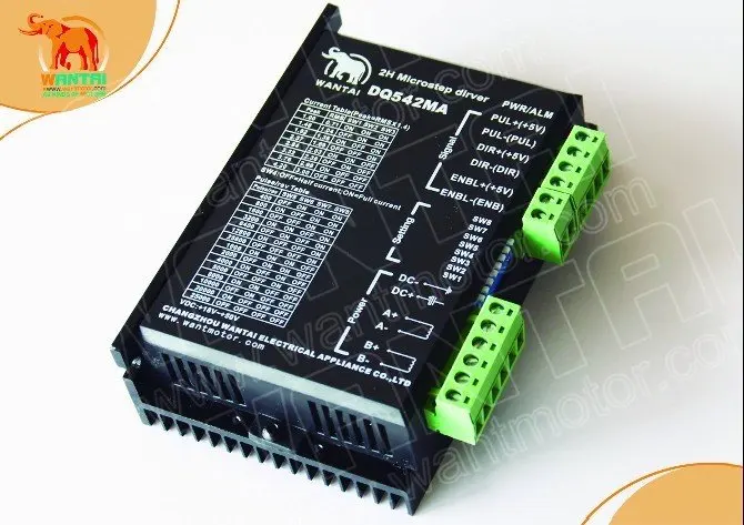 Горячая распродажа! Шаговый двигатель Wantai Nema23 с одним валом 57BYGH633 191oz-in + Драйвер