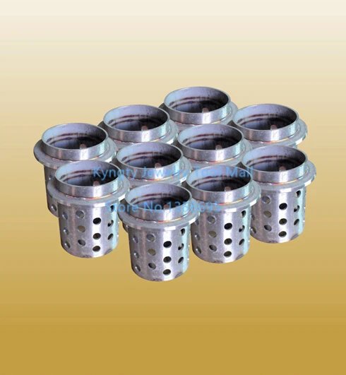 

Wholesale Jewelry Tools 3"x6" 75*150mm 304 Stainless Steel Perforated Flask with Flange Casting Flasks 10pcs/lot
