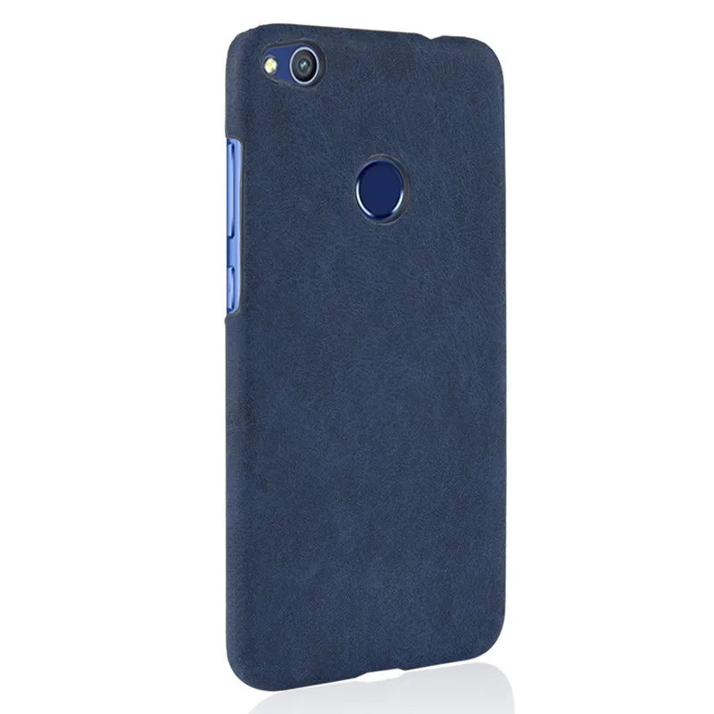 Оригинальный чехол Honor 8 Lite на из искусственной кожи жесткий Пластик задняя