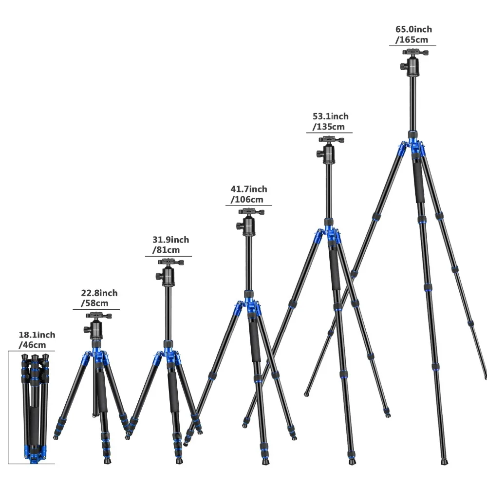 Neewer Alluminum сплав 67 &quot/170 см штатив монопод с 360 градусов шаровой головкой 1/4&quot