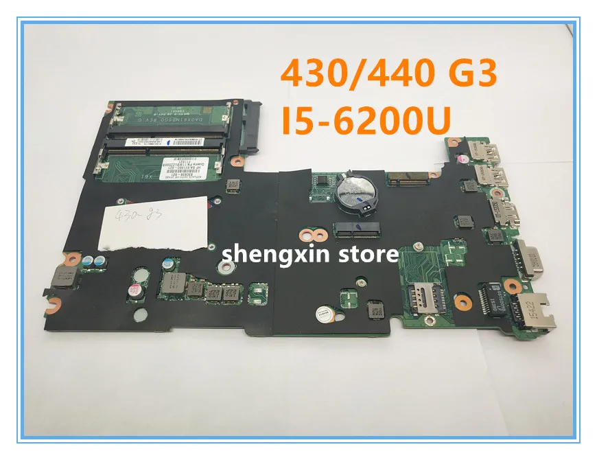 830938 601 831860 для HP Probook 430 G3 440 материнская плата ноутбука DA0X61MB6G0 DDR3 i5 6200U тест