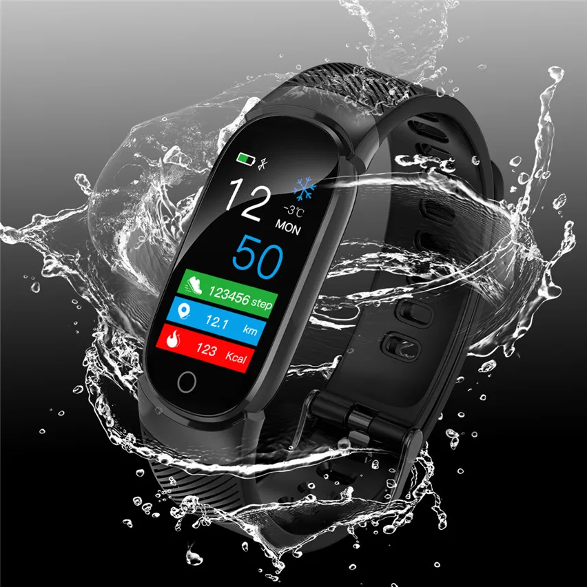 Умный Браслет, монитор сердечного ритма, фитнес-трекер, Bluetooth, браслет Q6, браслет, водонепроницаемый, спортивный, Smartband для телефонов на базе Android IOS