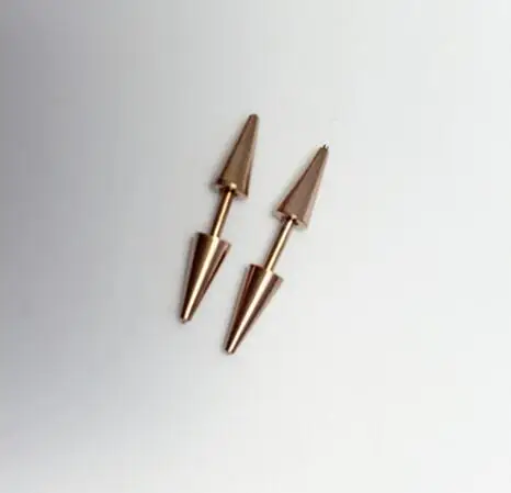 Крутой панк с заклепками для мужчин и женщин из нержавеющей стали|colorful stud earings|stud