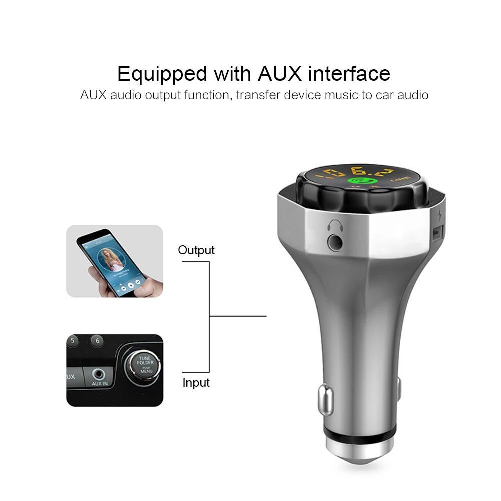 Автомобильный MP3 плеер автомобильный комплект громкой связи беспроводной Bluetooth fm