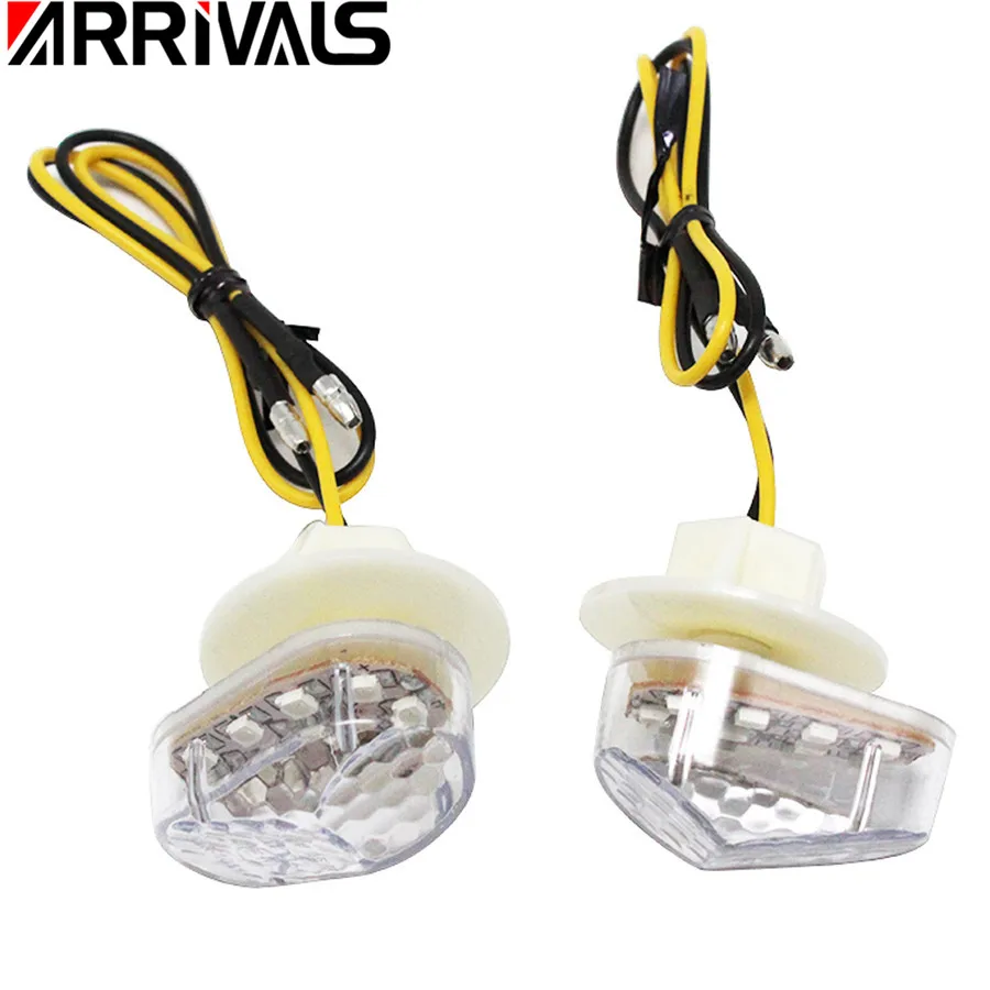 

Motorcycle Motorbike LED Flush Mount Blinker Smoke Turn Signals Indicators for Yamaha R6 YZF R6 2002 2003 2004 2005 - 2013