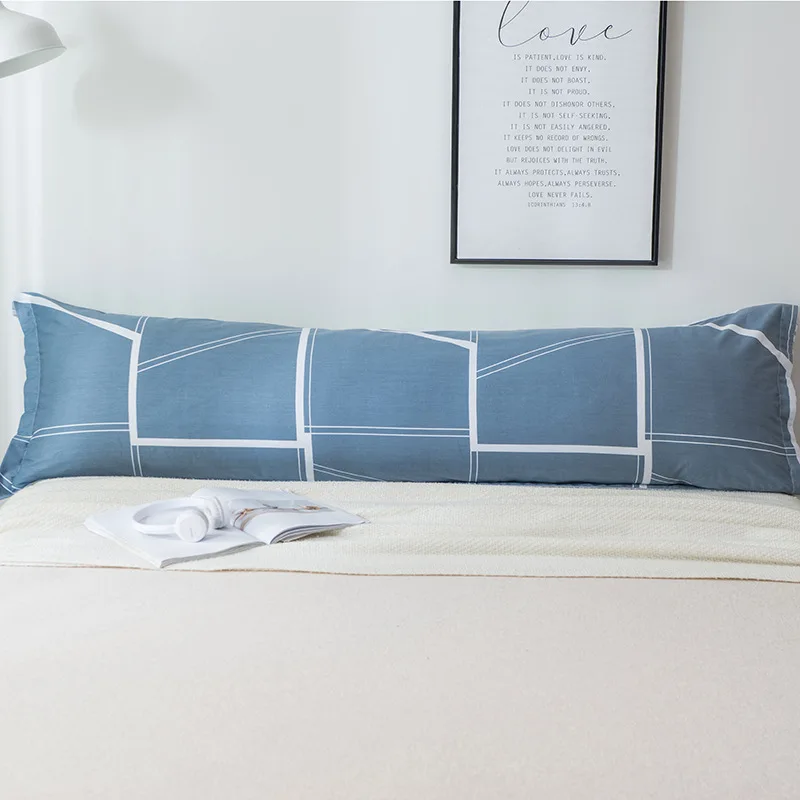 Cilected Comfy Home Чехол для подушки с геометрическим рисунком из мультфильма, длинная двойная наволочка для подушки, защитный Хлопковый чехол для подушки, модная подушка