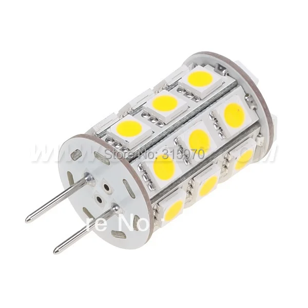 Бесплатная доставка! GY6.35 светодиодный G6.35 Светодиодная лампа кукуруза 27 5050 SMD DC12V