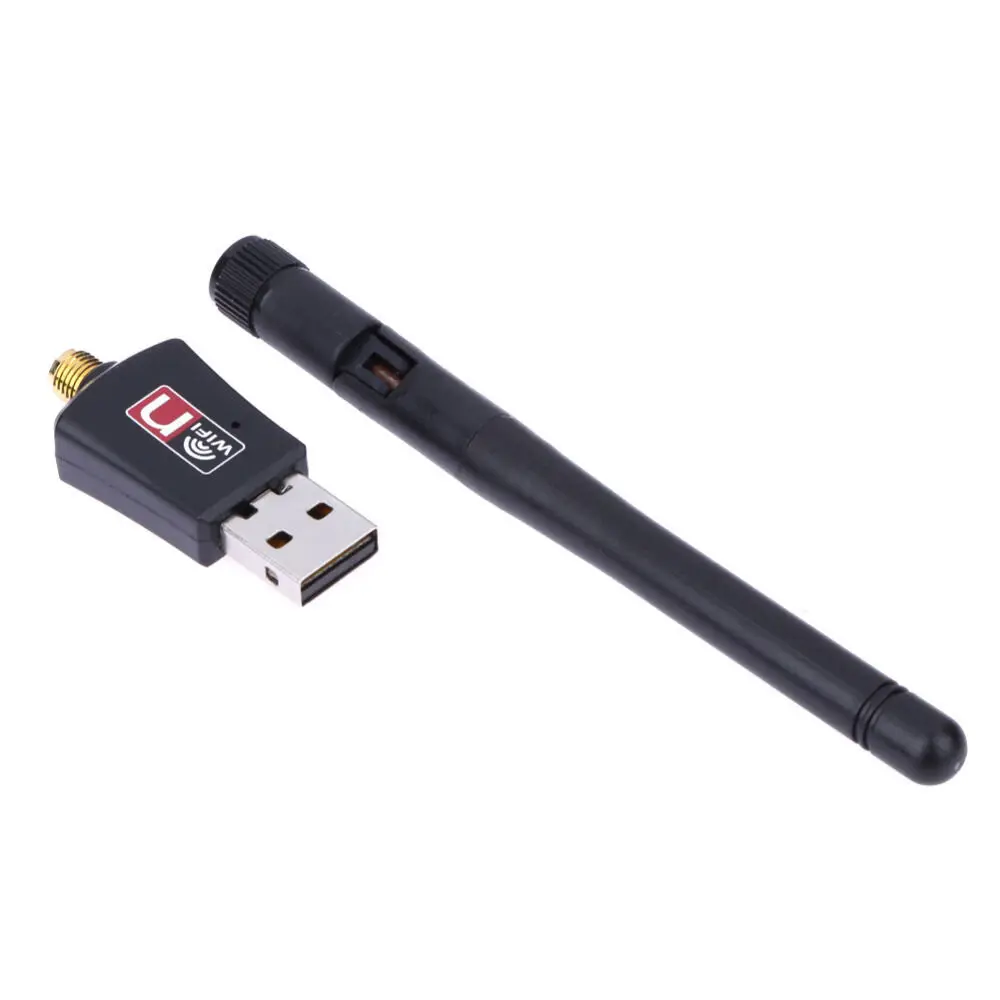 Беспроводная сетевая LAN Карта WiFi USB адаптер 150 Мбит/с 2 дБ 802.11b/n/g беспроводная