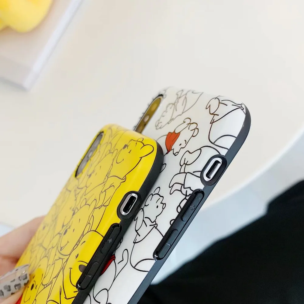 Cute Cartoon Bear Phone Case For iPhone X XS XSMax XR Silicone Animal Soft Tpu Cases 6 6S 7 8 Plus Back Cover |