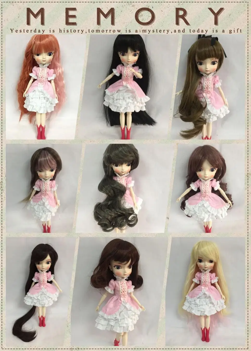 Парик для куклы BB girl подходит BJD 40 см кукла 20170613|doll wig|wigs for dollswig bjd doll |
