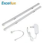 Ультратонкая светодиодная лента, 50 см, 42 светодиода, 2835 SMD, 2 шт.