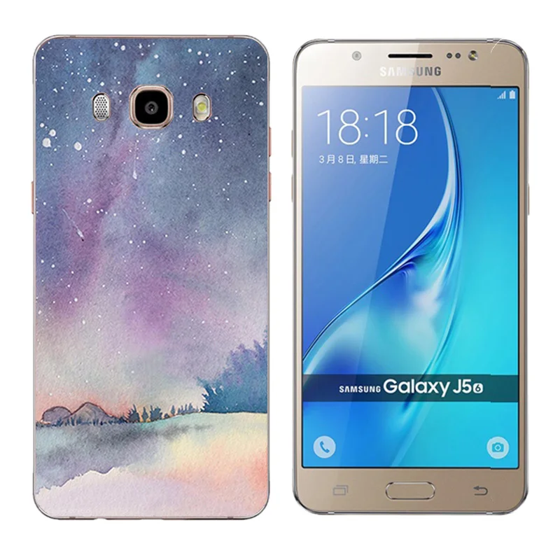 Для Funda Samsung Galaxy J5 2016 чехлы для телефонов с принтом &quotдиск&quot TPU силиконовый чехол