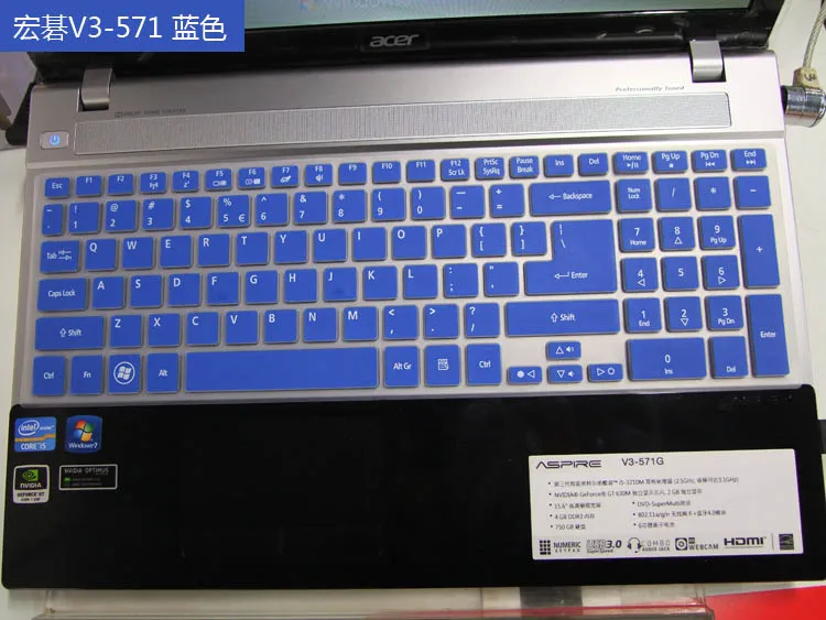 Для acer Aspire E1 522 570 532 5830 5755 V3 E5 511 571G 551G 572G 15,6 дюймов ноутбук клавиатура защитная пленка
