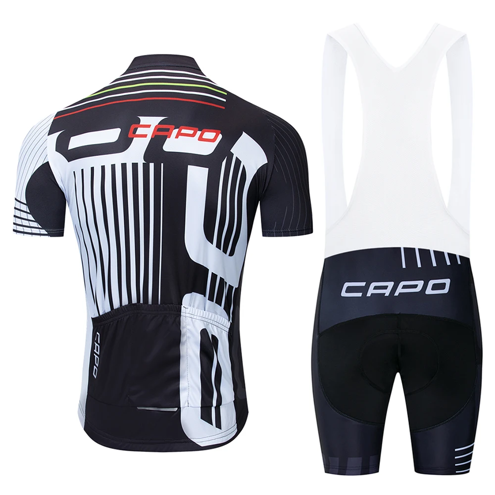 CAPO 2019 Лето короткий рукав Велоспорт Джерси костюм велосипедиста MTB Одежда