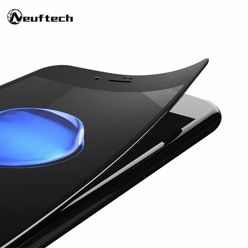 3D углеродное закаленное стекло для iphone 6 S s 7 8 Plus Защитное экрана 8X10|Защитные