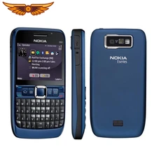 Оригинальные разблокированные NOKIA E63 сотовые телефоны 3G WIFI Bluetooth mp3 плеер 2MP камера отремонтированный телефон один год гарантии
