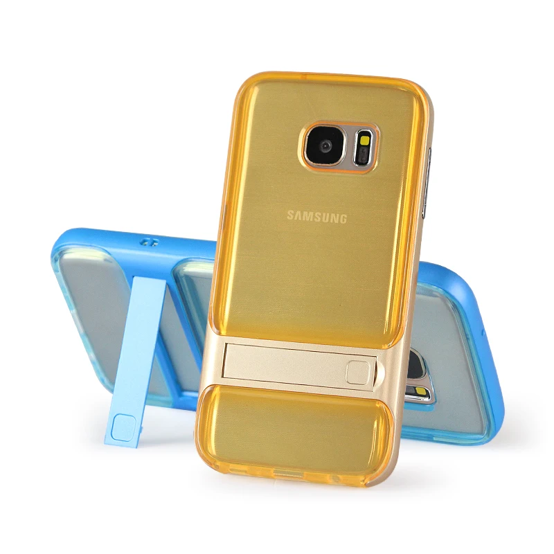 ITEUU PC + TPU чехол с подставкой для Samsung Galaxy S7 чехлы Противоударная задняя крышка