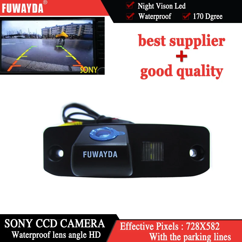 Автомобильная камера заднего вида FUWAYDA CCD чип для Hyundai Tucson Accent Elantra Terracan Sonata
