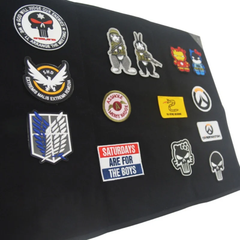 Черная патч-доска DIY Боевая нашивка дисплей рамка тактический военный тканевый патч-держатель для платы 2 размера