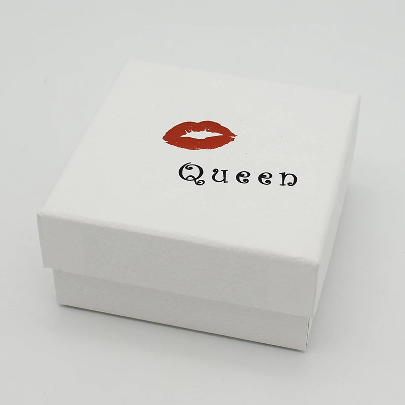 2019 новая помада Губы королева печать Модная белая картонная коробка Чехол 12x12x6 см