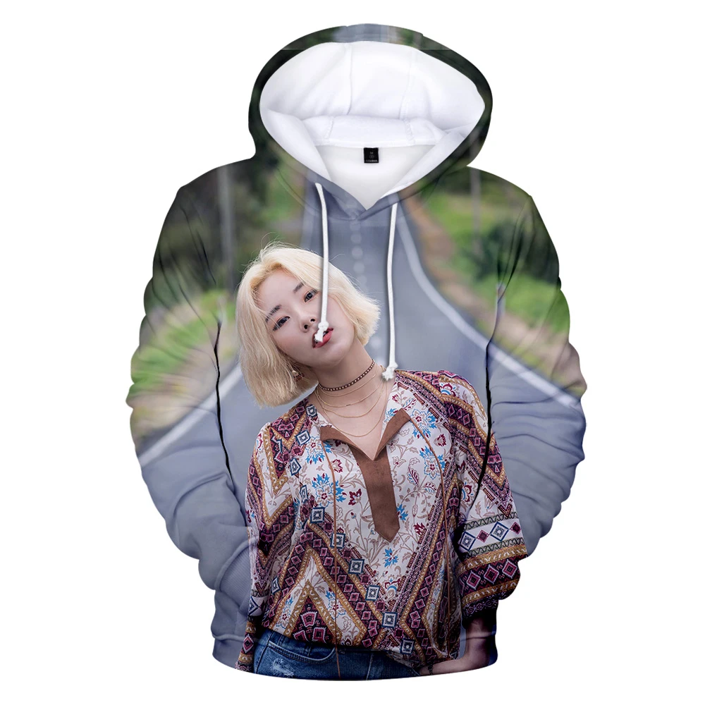 MAMAMOO 3D толстовки Новые Kpop Корейская Повседневная с длинным рукавом модная мягкая