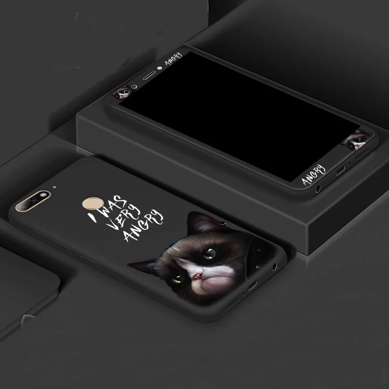 360 Полное покрытие чехол для Huawei Honor 9 Lite мягкий цветной принт задняя крышка с