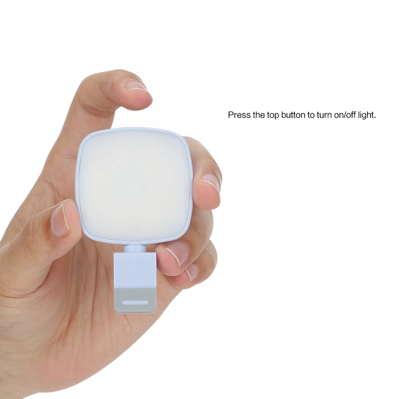 ROCK Mini Clip on мобильный телефон Селфи светодиодная лампа для iPhone 8 7 Plus камера вспышка