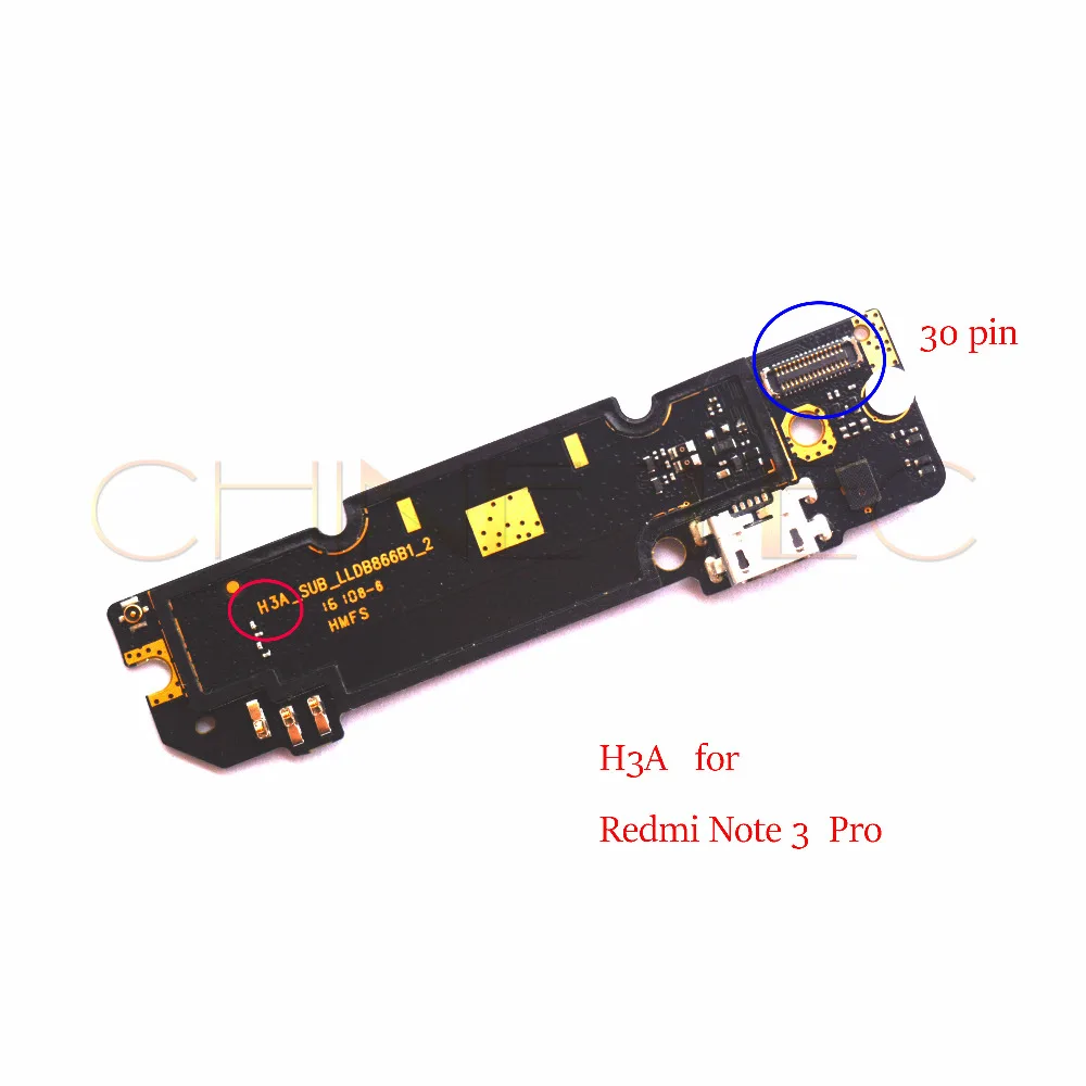 10pcs original Microphone Module USB Charging Port Board Connector Parts For Xiaomi Redmi Note 3 Pro model H3A H3Z | Мобильные