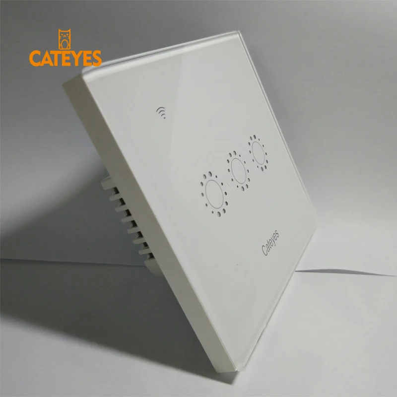 Cateyes AC 220 В стандарт ЕС и Великобритании wifi 3 банды настенный водонепроницаемый
