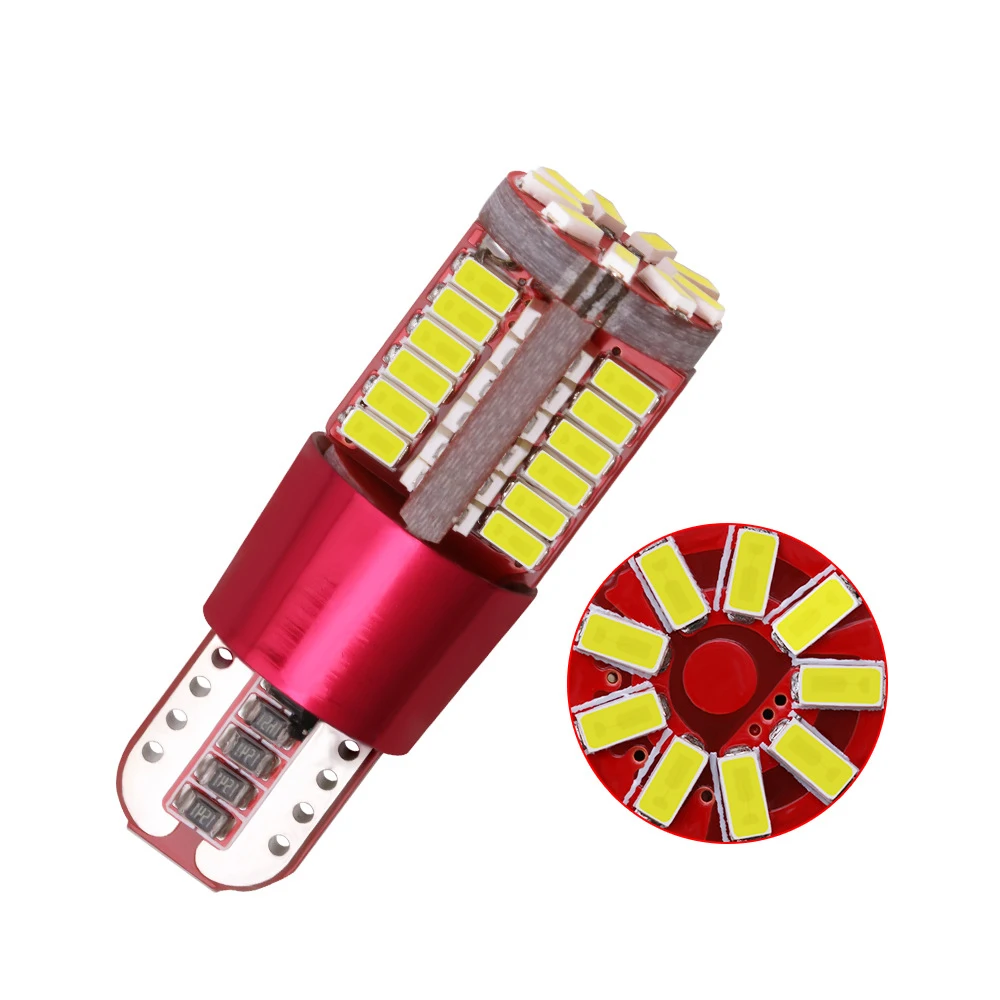 2 шт. T10 W5W 194 белый светло голубой цвет красный желтый Canbus Error Free светодиодная