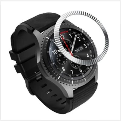 C2 Ободок кольцо стиль для samsung Galaxy Watch 46 мм клейкая крышка против царапин Нержавеющая сталь защита аксессуары для шестерни S3 - Цвет ремешка: C2